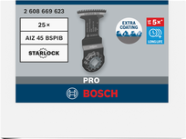 Zanorný pílový list Bosch PRO AIZ 45 BSPIB so systémom Starlock.